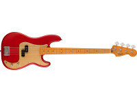 Fender  40th Anniversary Precision Bass Vintage Edition Maple Fingerboard Gold Anodized Pickguard Satin Dakota Red